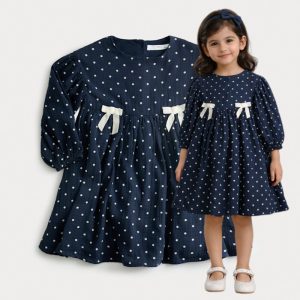 پیراهن آستین بلند مجلسی دخترانه برند M&S