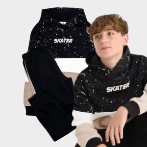 لباس پسرانه اسپرت ست هودی و شلوار پسرانه اسپرت برند سی اند ای کد711