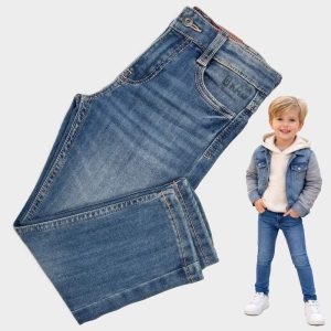 شلوار جین بچگانه اسلیم فیت برند Okaidi کد833