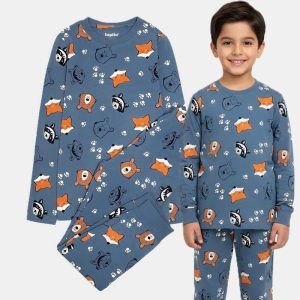 لباس راحتی بچگانه برند لوپیلو طرح روباه کد726