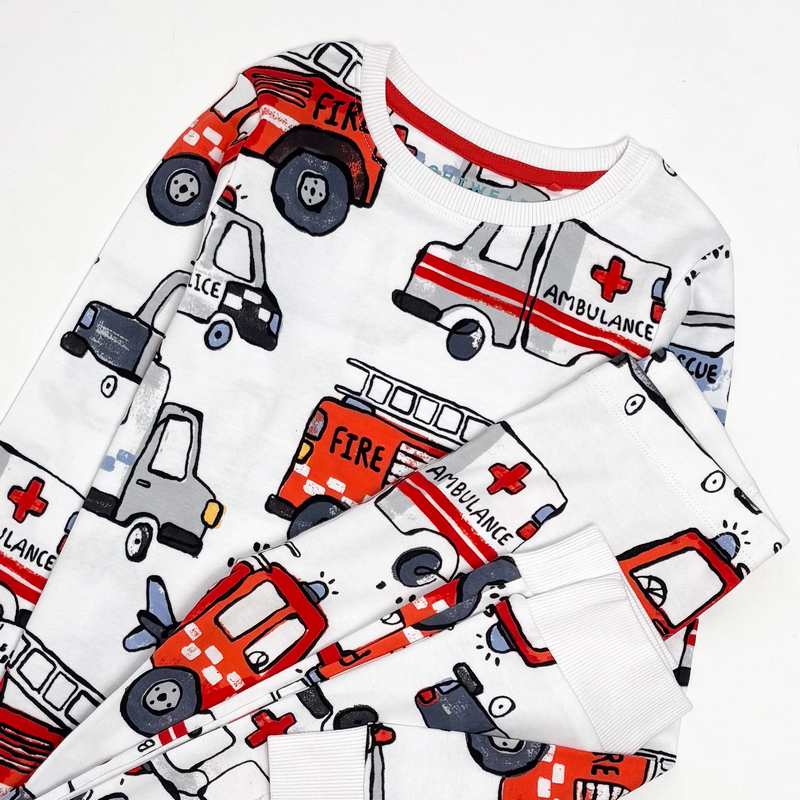 ست بلوز و شلوار بچگانه طرح ماشین برند Next