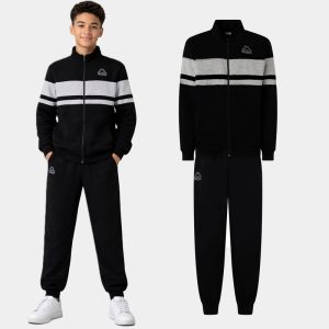 ست گرمکن و شلوار ورزشی KAPPA مشکی کد848