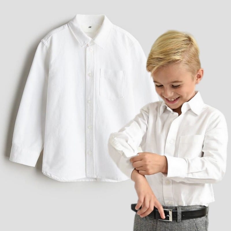 پیراهن پسرانه ساده برند اچ اند ام کد986