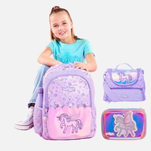 کوله پشتی دخترانه اسمیگل مدل یونیکورن کد087