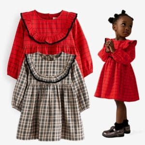 پیراهن دخترانه مجلسی شیک برند نکست کدb177