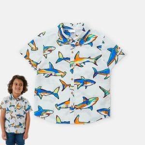 پیراهن پسرانه آستین کوتاه پیراهن بچه گانه پسرانه شیک