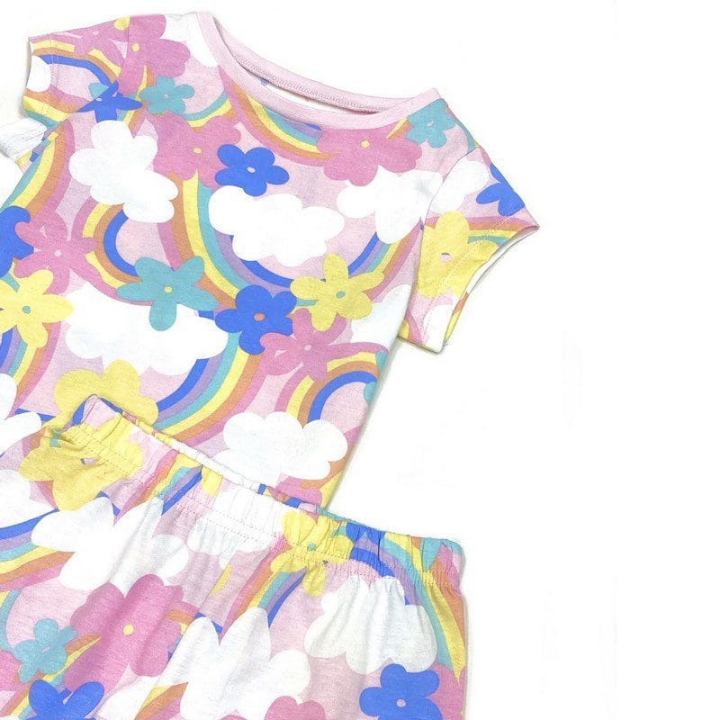 ست تیشرت و شلوارک راحتی دخترانه  برند جورج در فروشگاه برندپوش