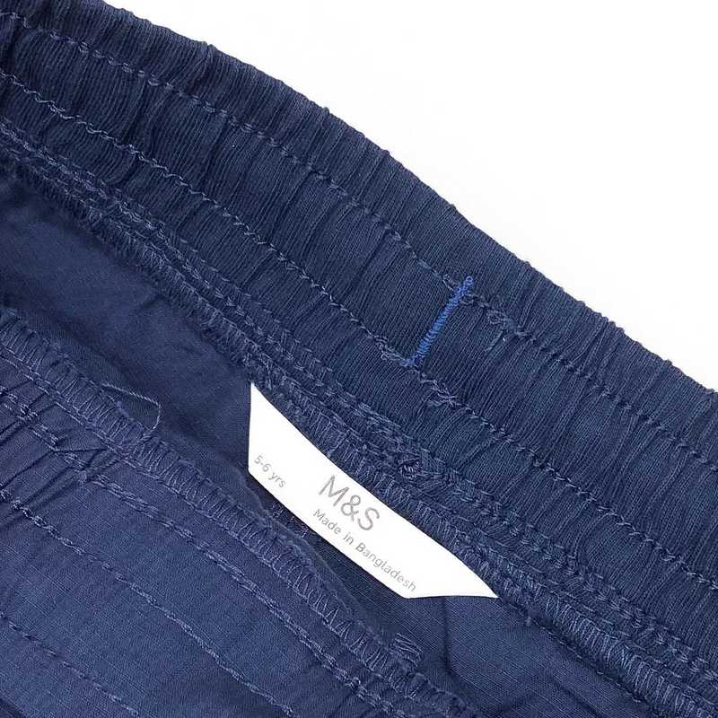 شلوارک بچه گانه پسرانه کتان برند M&S فروشگاه برندپوش