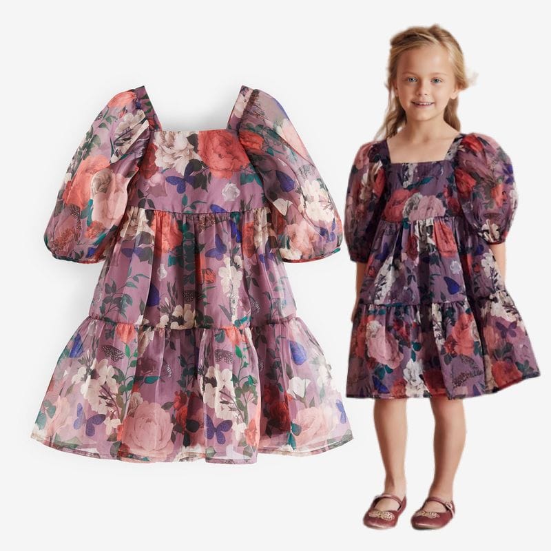 پیراهن دخترانه مجلسی شیک برند نکست برندپوش