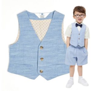 جلیقه پسرانه مجلسی برند اچ اند ام کد528