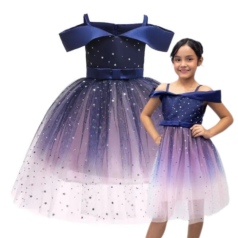 پیراهن بچه گانه دخترانه شیک مجلسی کد0551