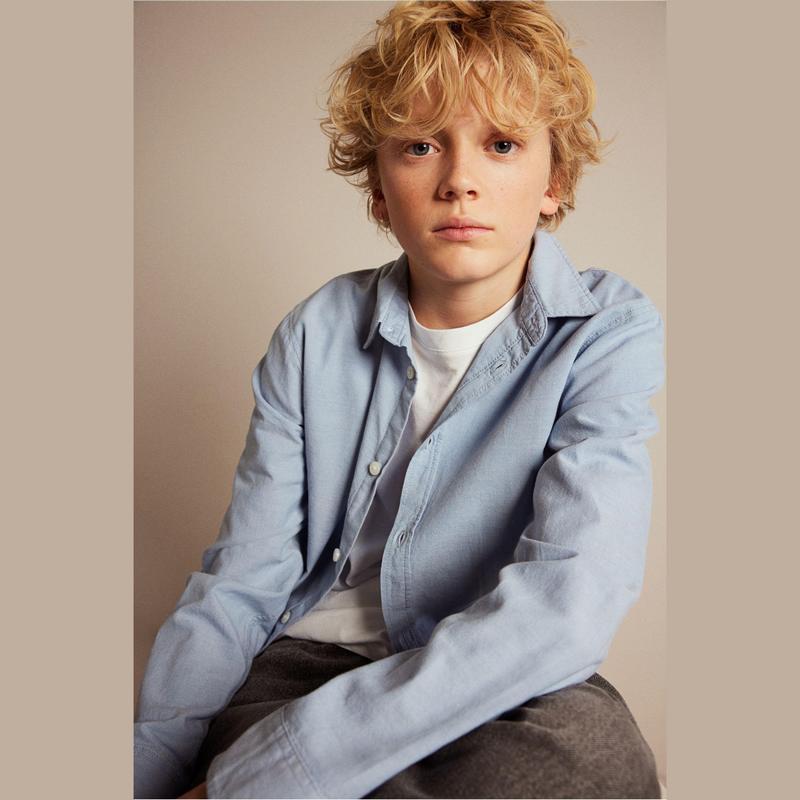 خرید پیراهن پسرانه مجلسی برند H&M کد0132